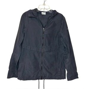 Columbia jacket lightweight gray cotton nylon spring size small